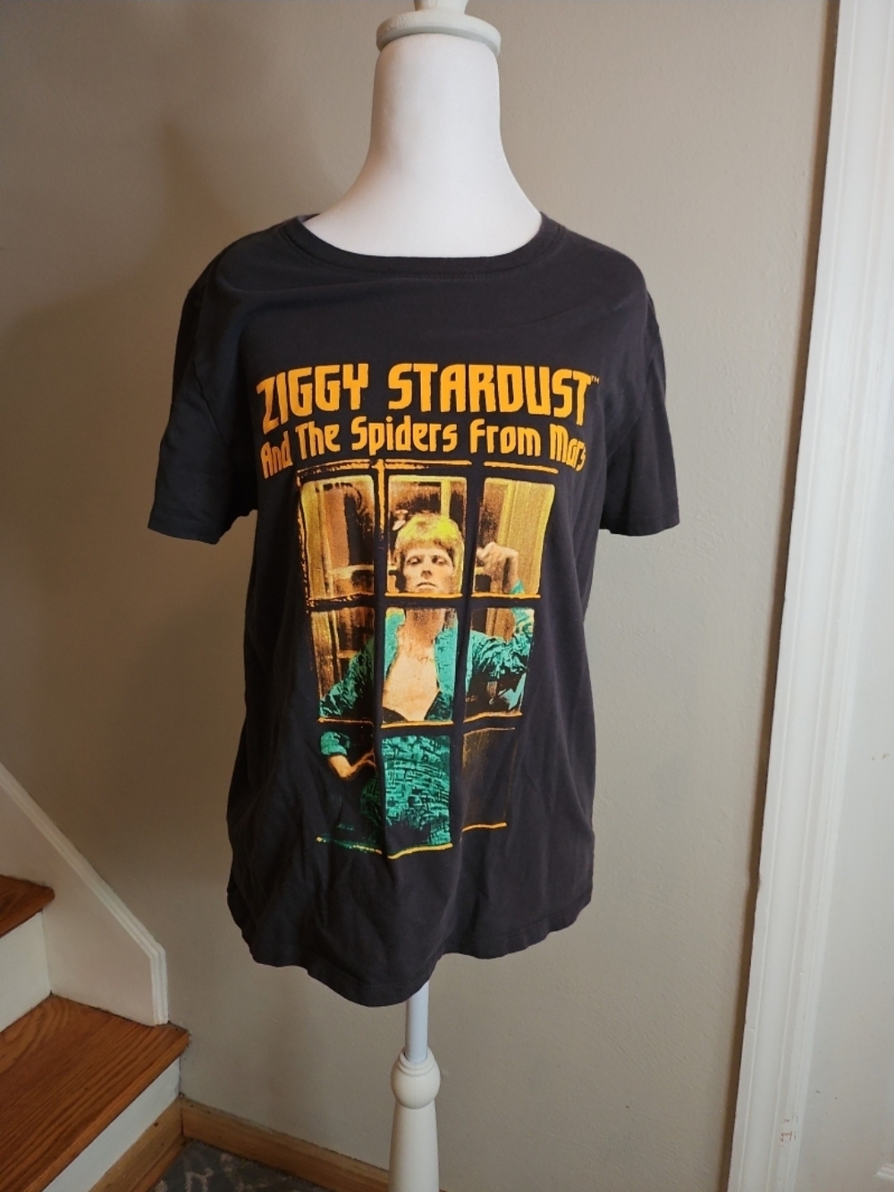 Hot Topic David Bowie Ziggy Stardust Graphic Tee Shirt Size Medium